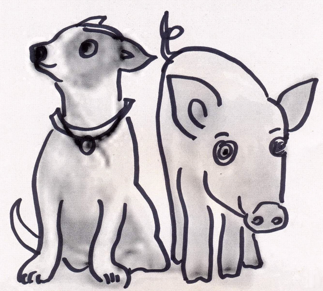 Hund und Schwein